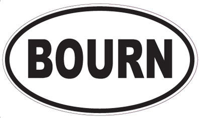 BOURN - Oval Magnet