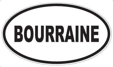 BOURRAINE - Oval Magnet