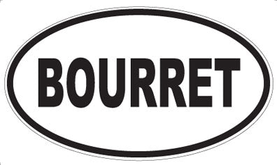 BOURRET - Oval Magnet