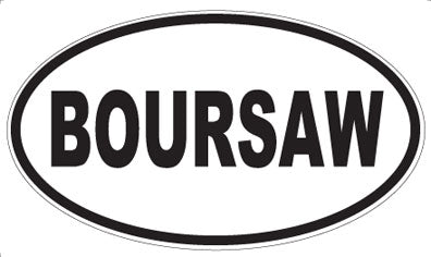 BOURSAW - Oval Magnet