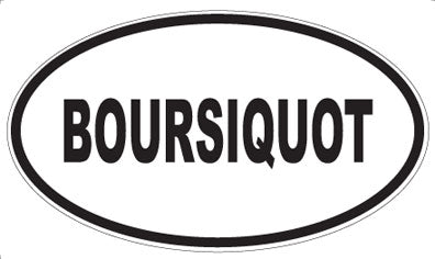 BOURSIQUOT - Oval Magnet