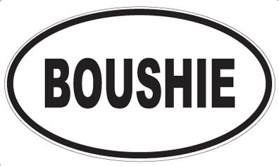 BOUSHIE - Oval Magnet
