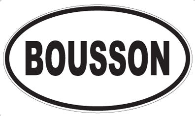 BOUSSON - Oval Magnet