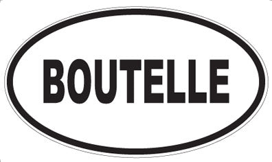 BOUTELLE - Oval Magnet