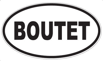 BOUTET - Oval Magnet