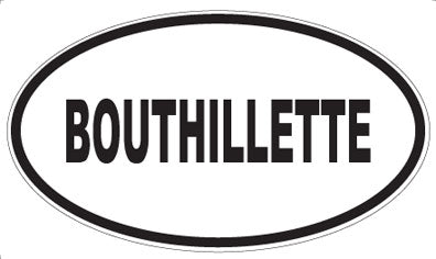 BOUTHILLETTE - Oval Magnet