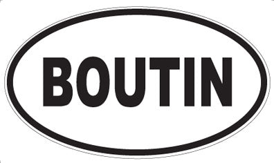 BOUTIN - Oval Magnet