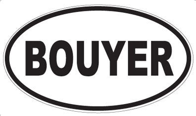 BOUYER - Oval Magnet