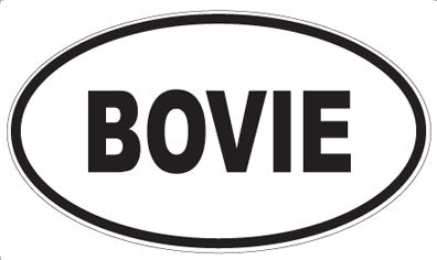 BOVIE - Oval Magnet