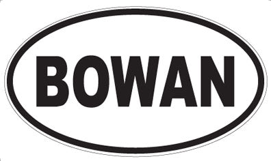 BOWAN - Oval Magnet