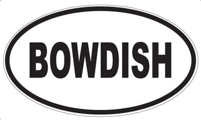 BOWDISH - Oval Magnet