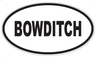 BOWDITCH - Oval Magnet