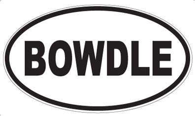 BOWDLE - Oval Magnet