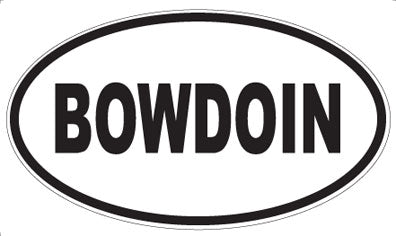 BOWDOIN - Oval Magnet
