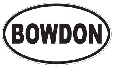 BOWDON - Oval Magnet