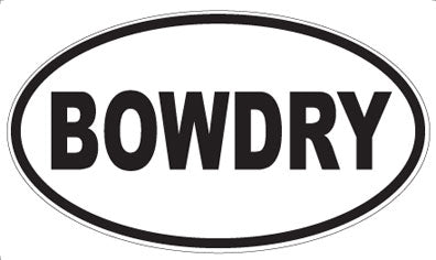 BOWDRY - Oval Magnet