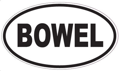 BOWEL - Oval Magnet