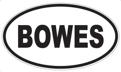 BOWES - Oval Magnet