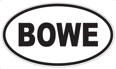 BOWE - Oval Magnet