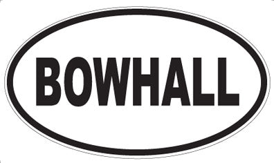 BOWHALL - Oval Magnet