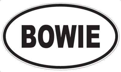 BOWIE - Oval Magnet