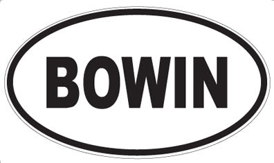 BOWIN - Oval Magnet