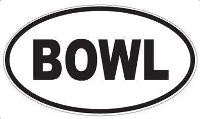 BOWL - Oval Magnet
