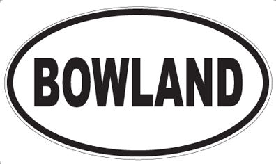 BOWLAND - Oval Magnet