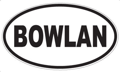 BOWLAN - Oval Magnet