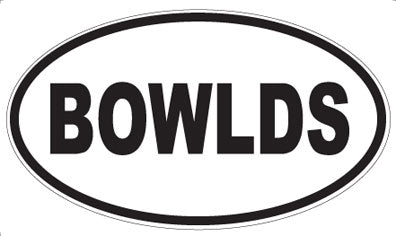 BOWLDS - Oval Magnet