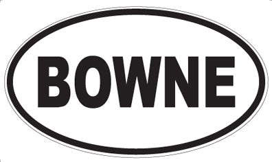 BOWNE - Oval Magnet