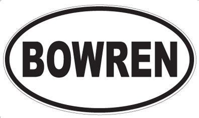 BOWREN - Oval Magnet