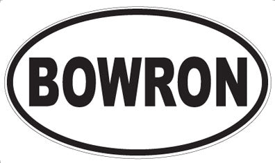 BOWRON - Oval Magnet