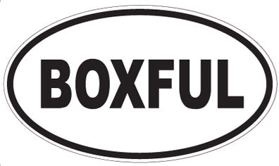 BOXFUL - Oval Sticker