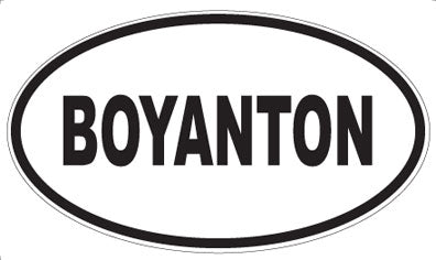 BOYANTON - Oval Magnet