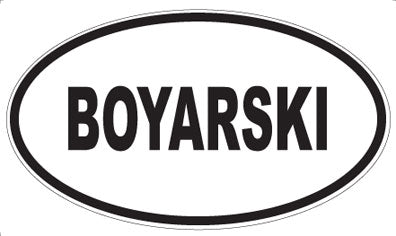 BOYARSKI - Oval Magnet