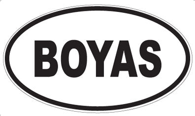 BOYAS - Oval Magnet