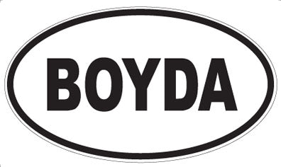 BOYDA - Oval Magnet