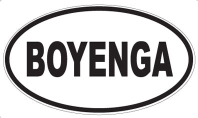 BOYENGA - Oval Magnet
