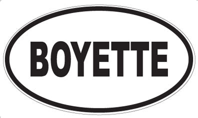 BOYETTE - Oval Magnet