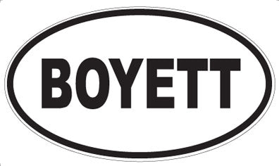 BOYETT - Oval Magnet