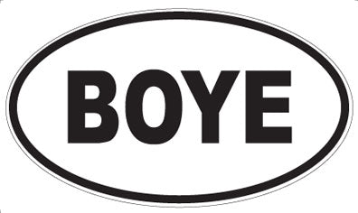 BOYE - Oval Magnet
