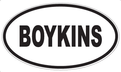 BOYKINS - Oval Magnet