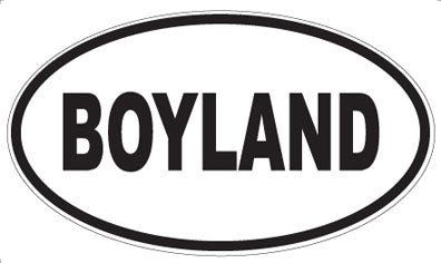 BOYLAND - Oval Magnet