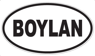 BOYLAN - Oval Magnet