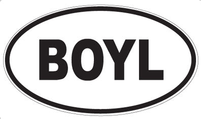 BOYL - Oval Magnet