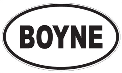BOYNE - Oval Magnet