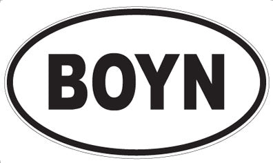 BOYN - Oval Magnet