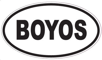 BOYOS - Oval Magnet