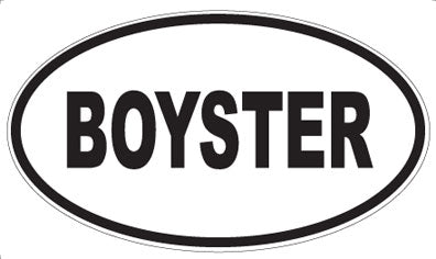 BOYSTER - Oval Magnet